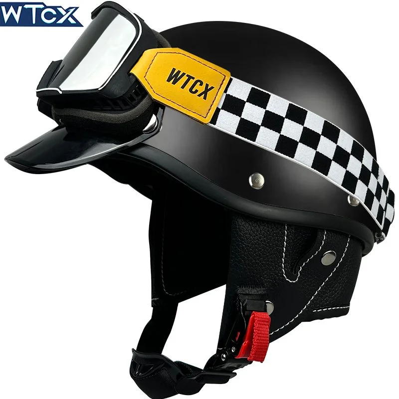 WTCX Мотошлем, цвет: черный, размер: XL